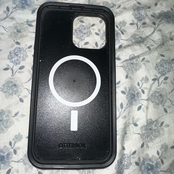 Cute Black Phone Case with Totoro and Boba Stickers - Picture 2 of 4